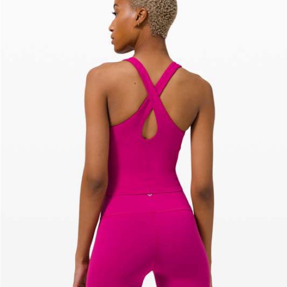Lululemon Key To Balance Tank in Ripened Raspberry Size 4 - Picture 2 of 6